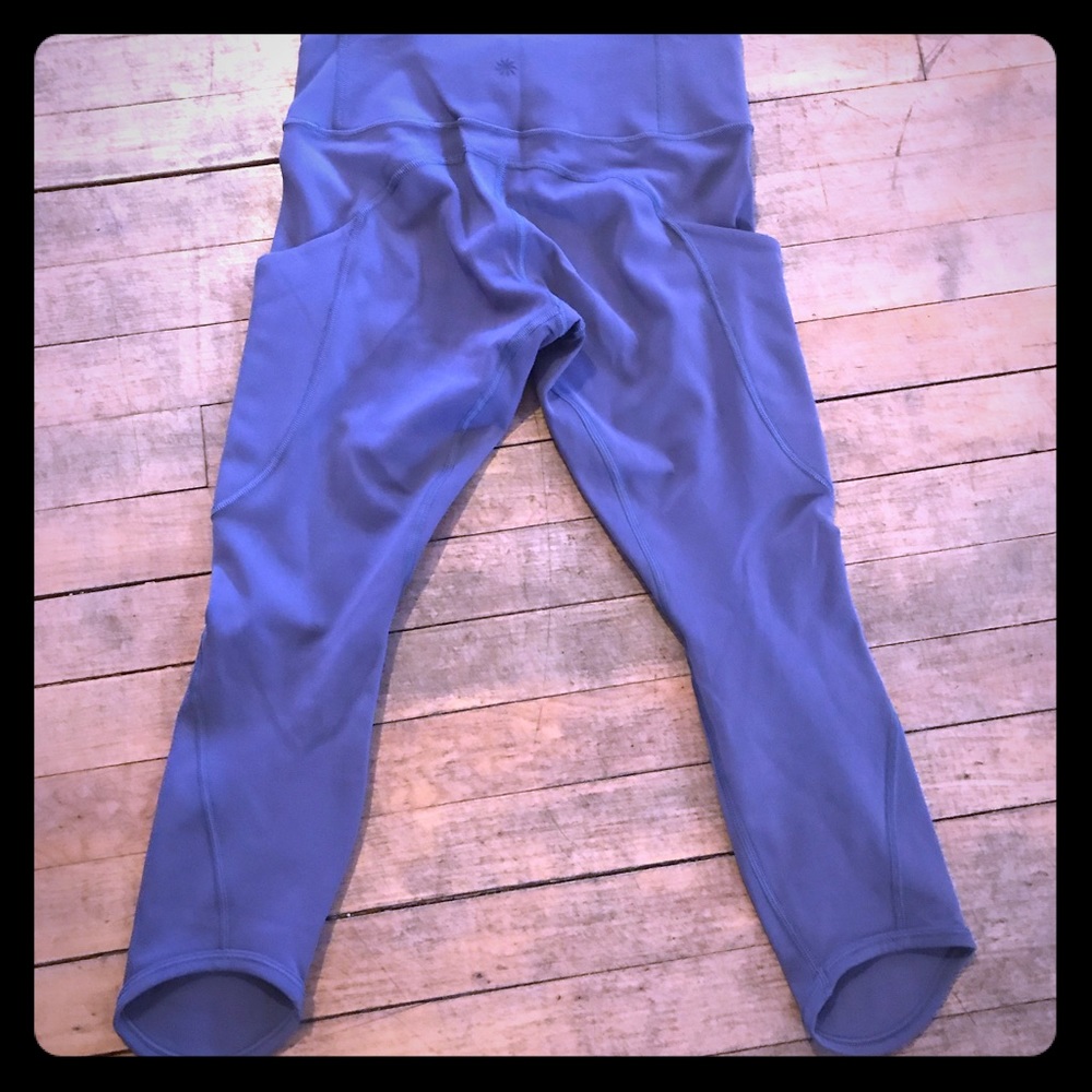 Athleta "All In" crop gray high waist
